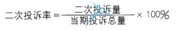 二次投诉率 二次投诉率