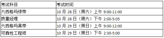 CAQ注册考试时间