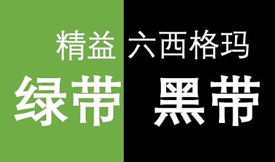 2019年六西格玛绿带黑带考试考点信息