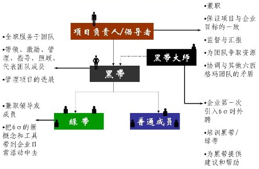 六西格玛管理的组织结构（组织成员）